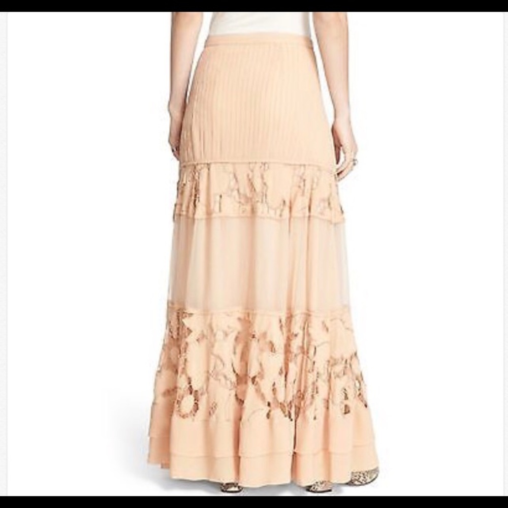 🎉HP🎉Free People To Put it Wildly Tan Maxi Skirt - Picture 8 of 8